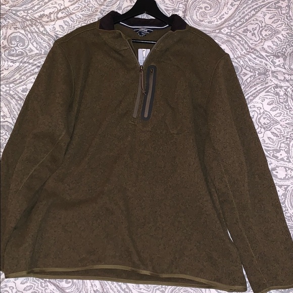 Land’s End Fleece Men’s Half Zip- Pine- XXL NWT - Picture 6 of 8